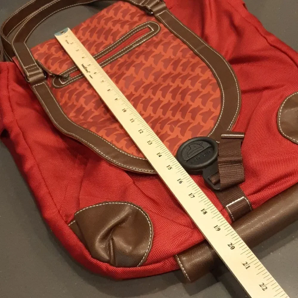 Korbie Red Diaper Bag